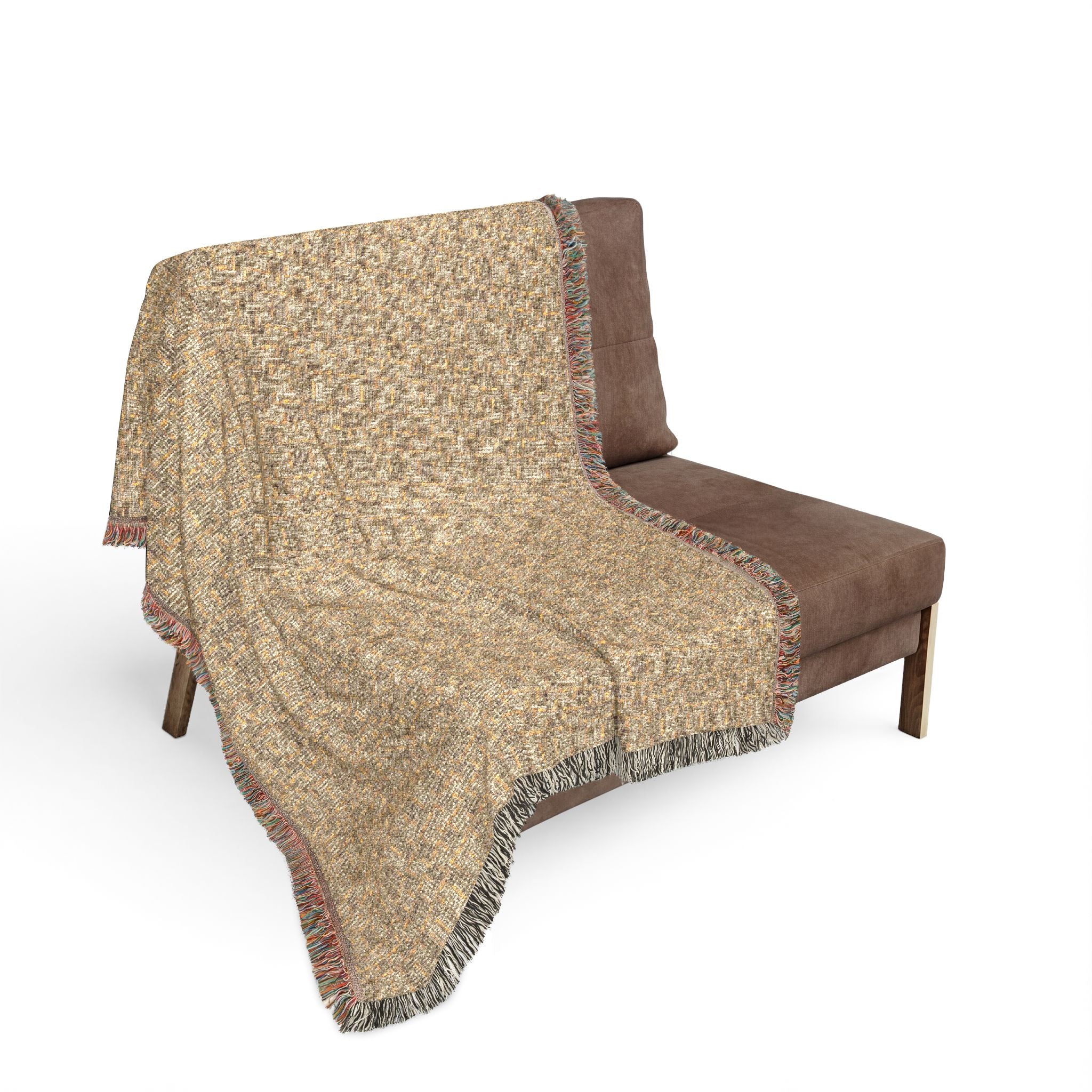 "All Things Fall Apart" Woven Blanket — Cozy Throw for Living Room & Cabin Decor