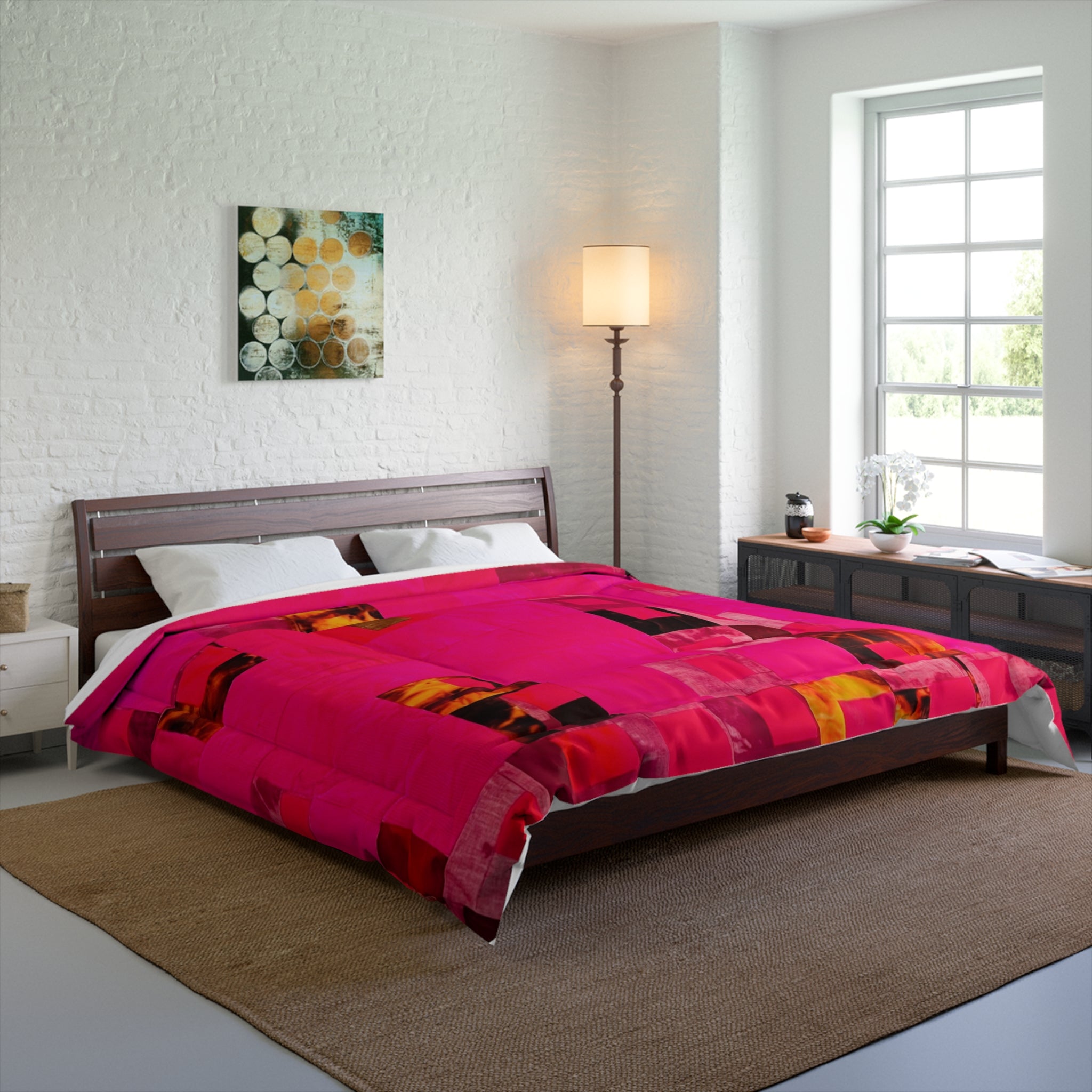"Lela" Mosaic Pink Lovely Comforter
