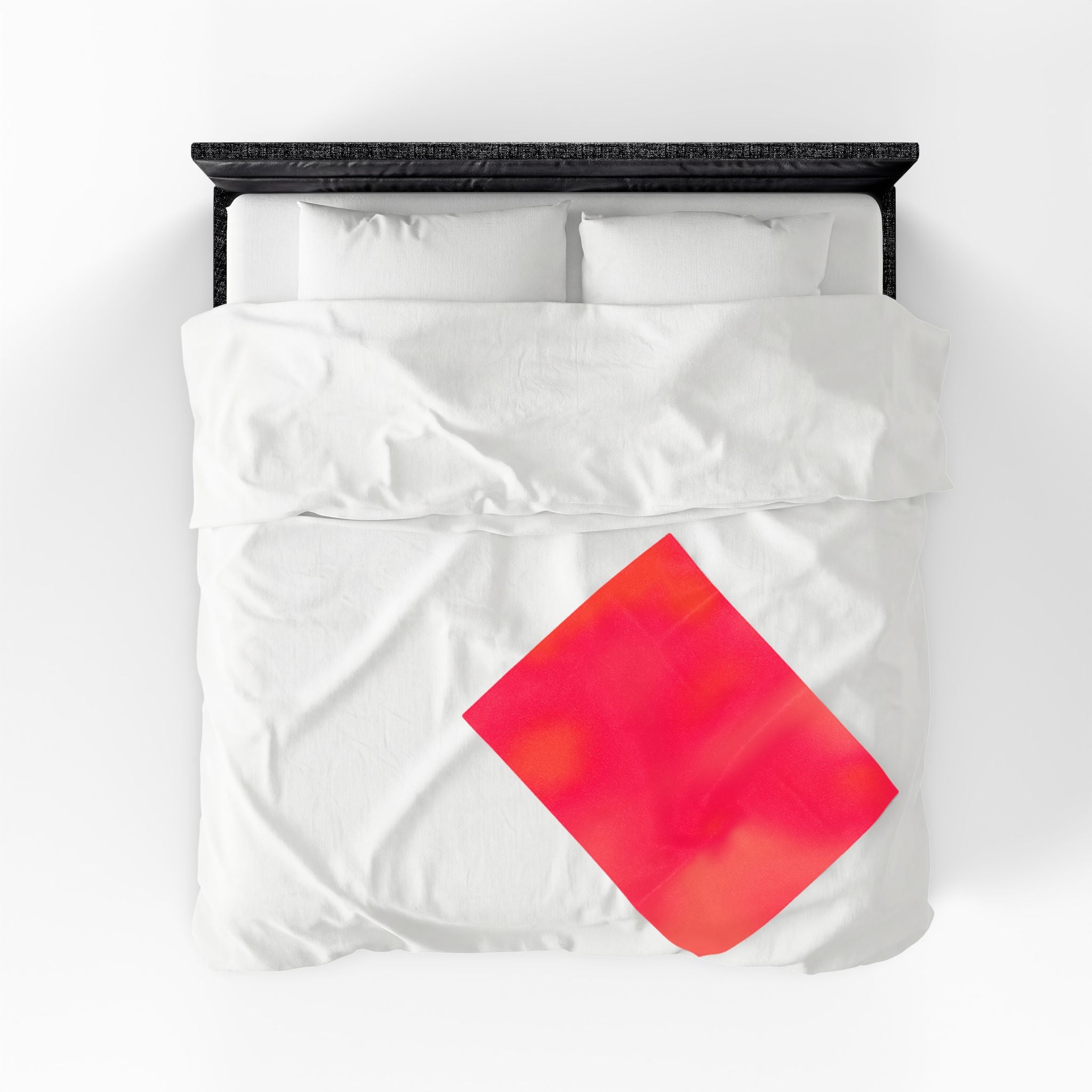 "The Skies Will Break For You, My Friend" Velveteen Plush Blanket — Pink Sunset Gradient Cozy Throw