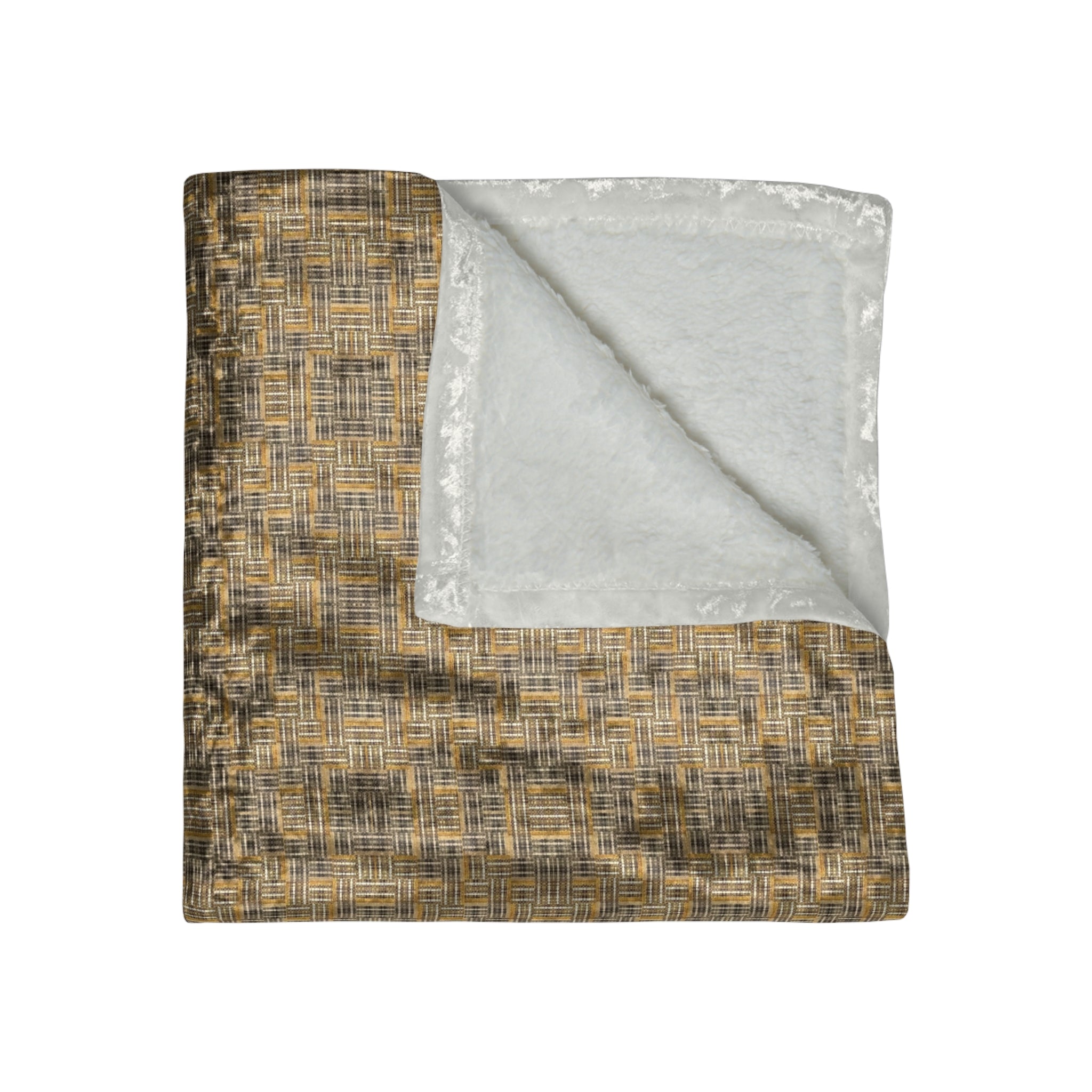 "All Things Fall Apart" Crushed Velvet Blanket