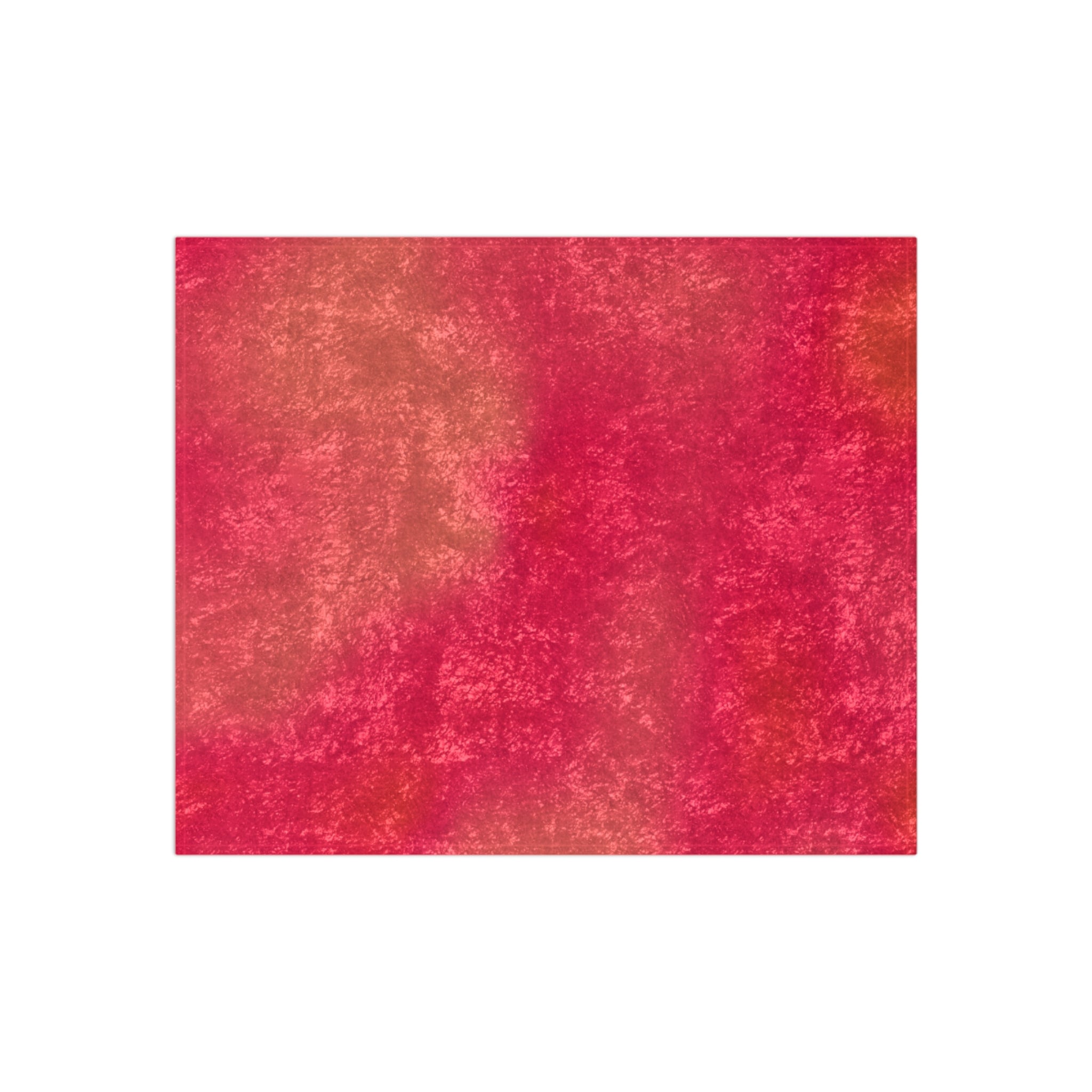“The Skies Will Break For You, My Friend” Crushed Velvet Blanket — Luxe Pink Red Velvet Throw for Cozy Home Décor