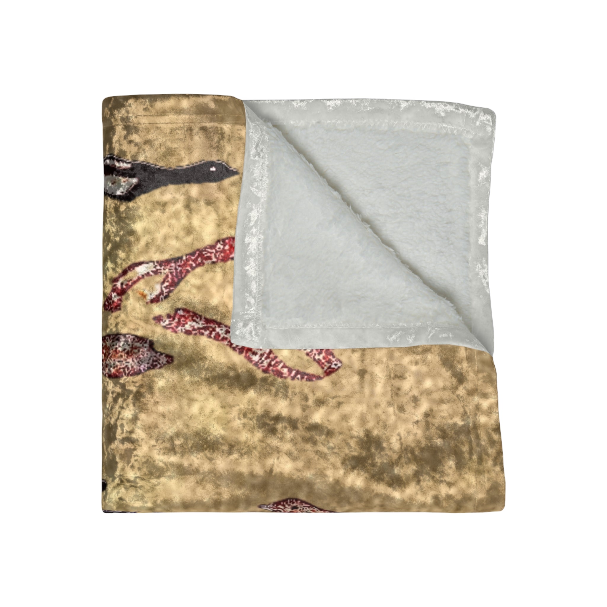 "Fly Me to the Moon" Crushed Velvet Blanket