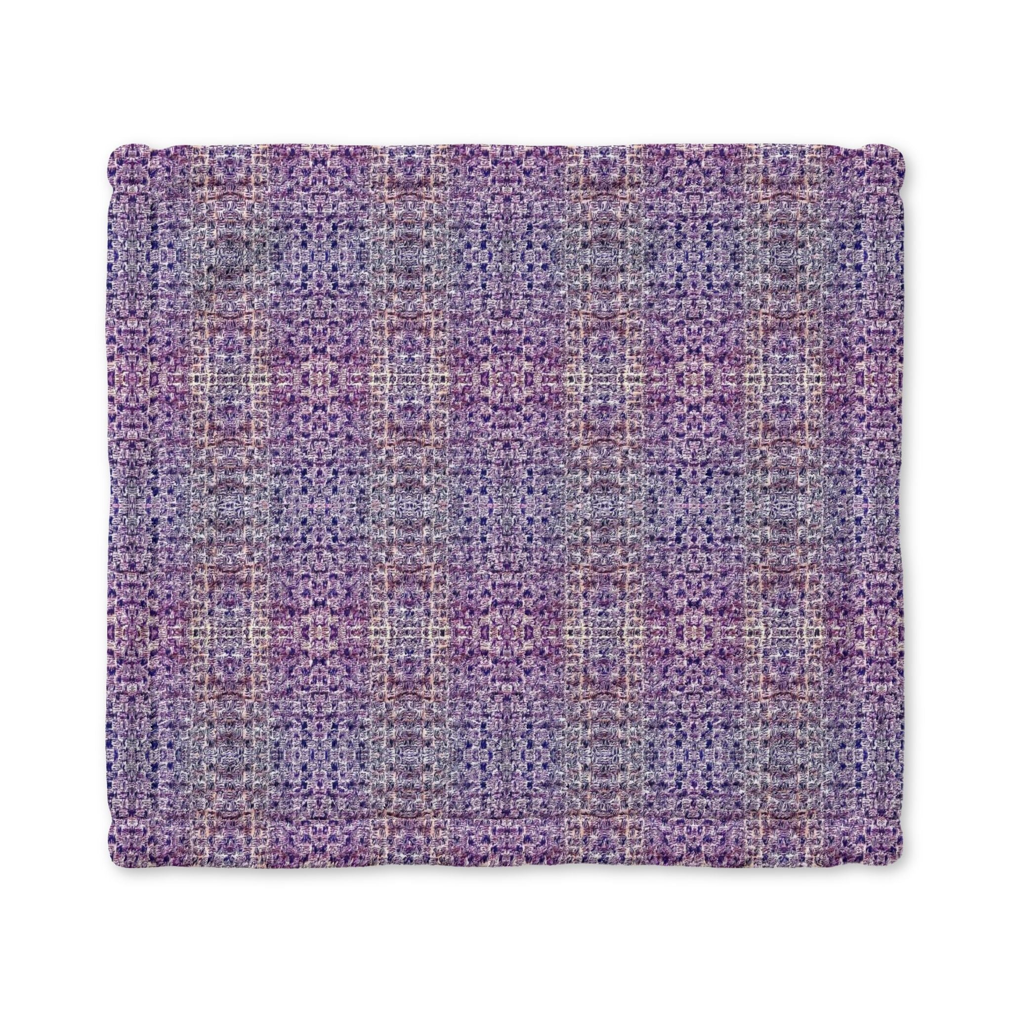 "Pauline, My Love" Plush Blue and Purple Minky Baby Lovey Blanket – Soft Security Blanket for Infants & Toddlers