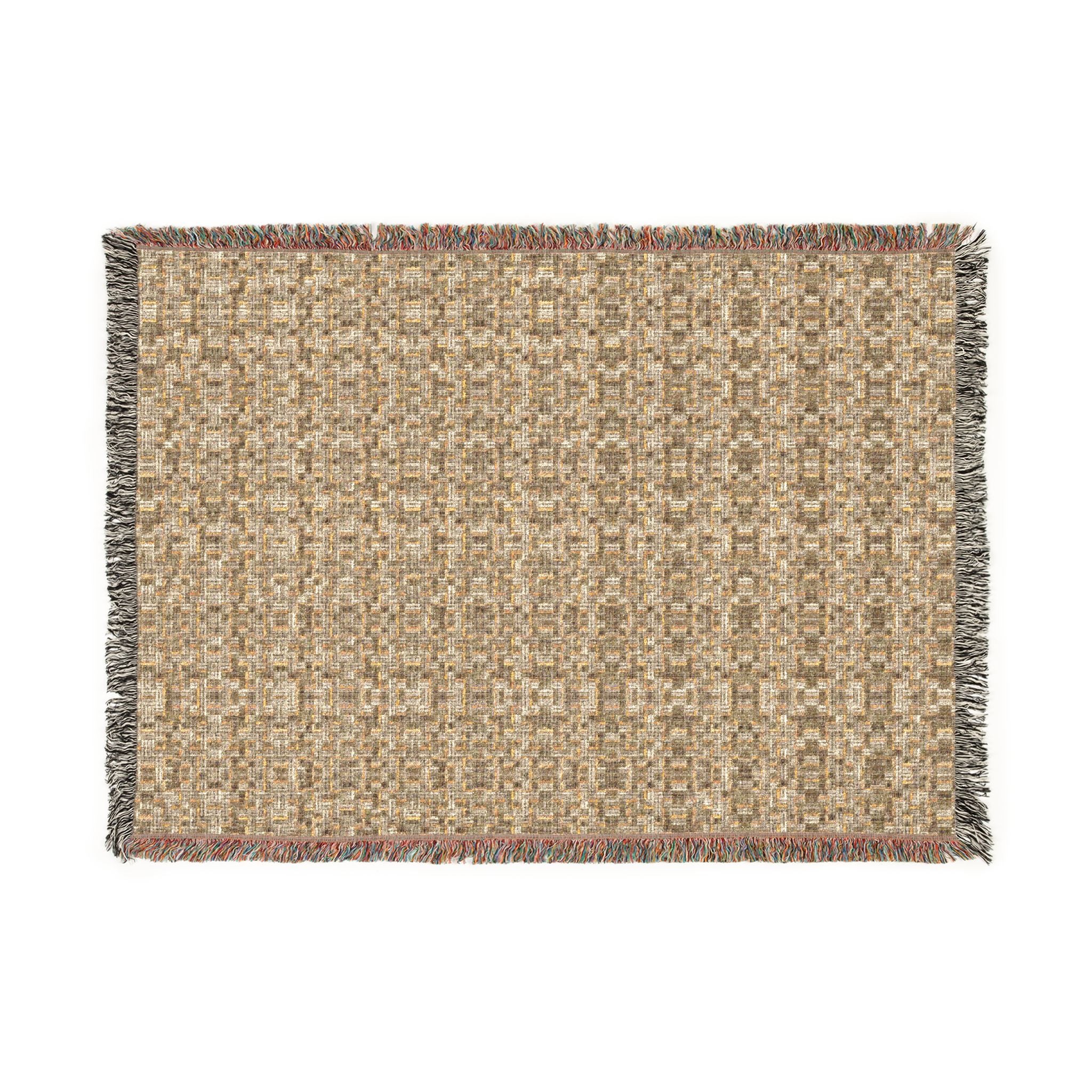 "All Things Fall Apart" Woven Blanket — Cozy Throw for Living Room & Cabin Decor