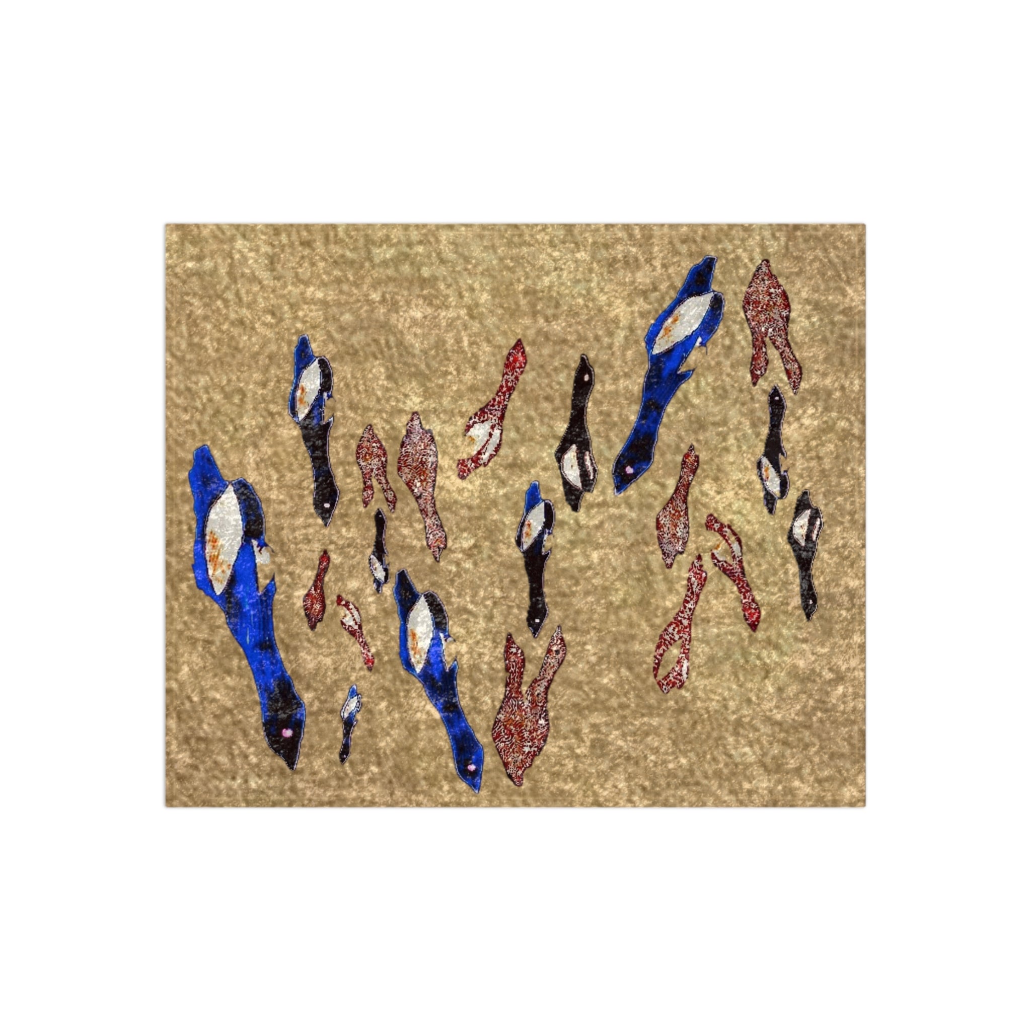 "Fly Me to the Moon" Crushed Velvet Blanket