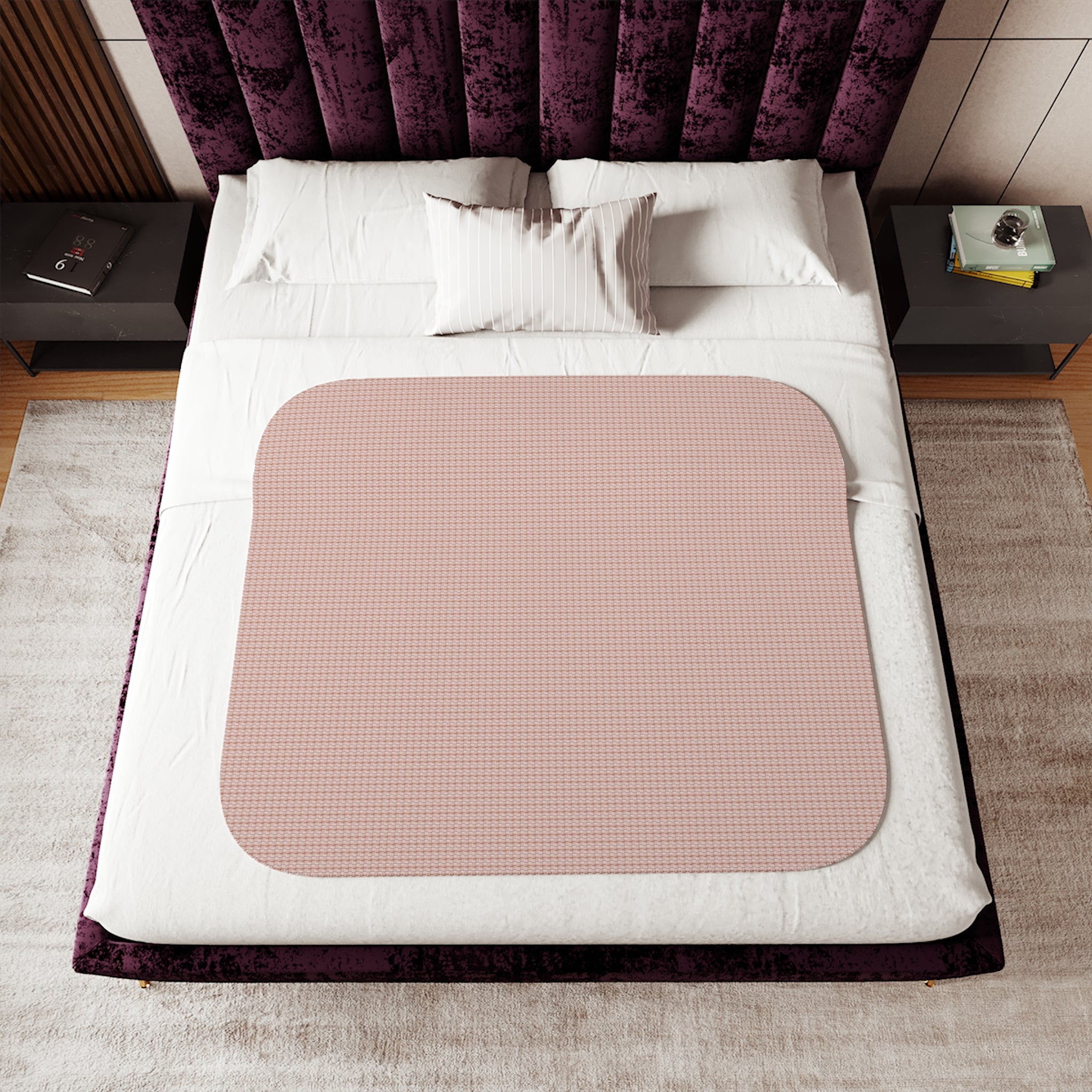 "Grandma Rose" Plush Sherpa Blanket - Cozy Reversible Throw for Home & Travel