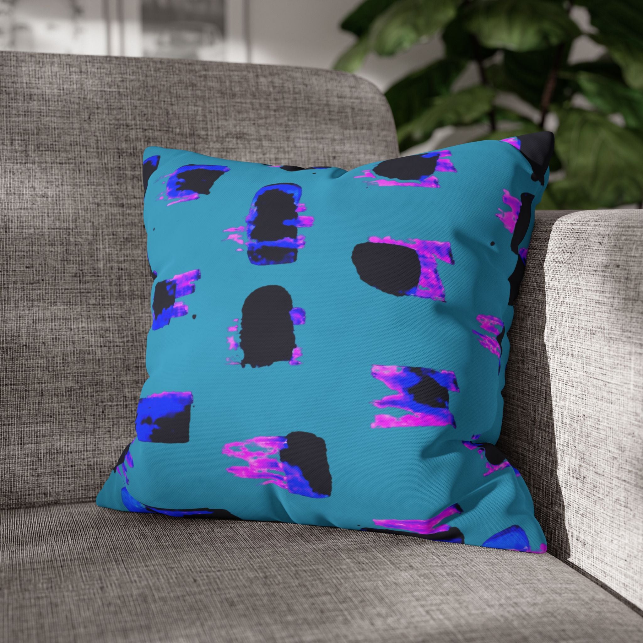 "Abriana" Square Poly Canvas Pillowcase