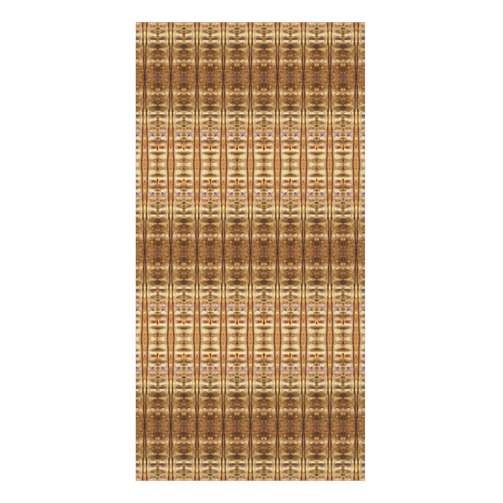 Luxury Brown Patterned Cotton Beach Towel