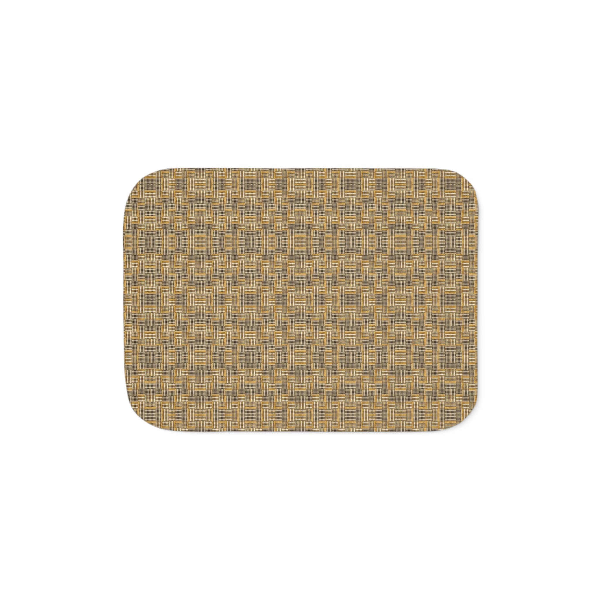 "All Things Fall Apart" Cozy Neutral Sherpa Blanket – Reversible Beige Plaid & Faux-Sherpa Throw