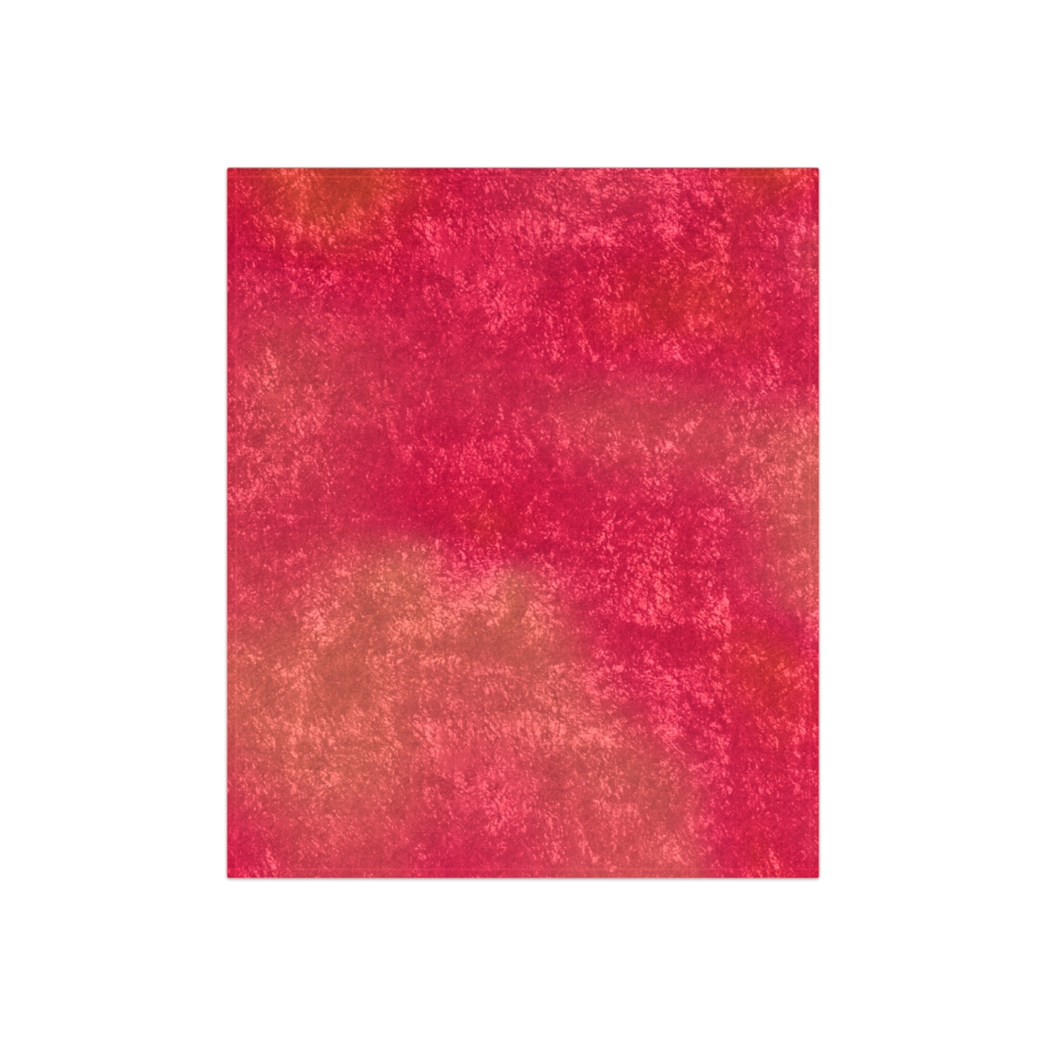 “The Skies Will Break For You, My Friend” Crushed Velvet Blanket — Luxe Pink Red Velvet Throw for Cozy Home Décor
