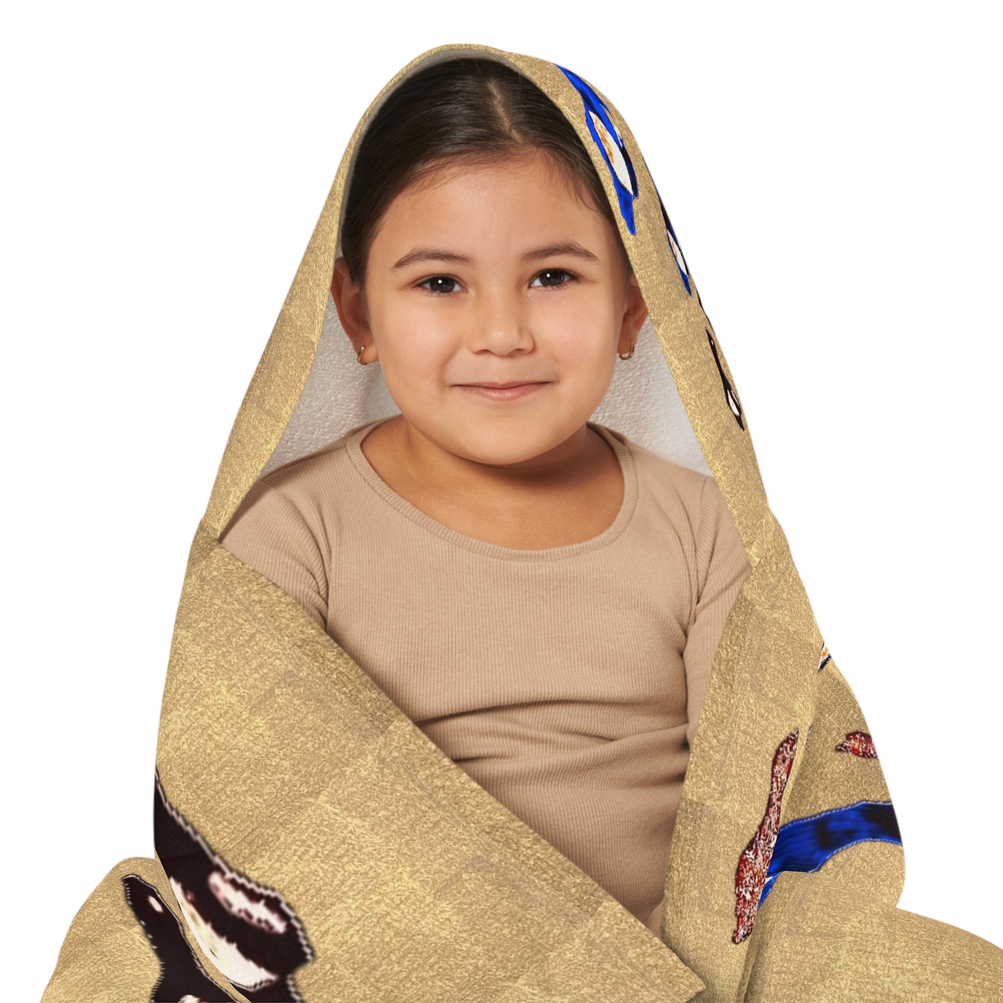 "Fly Me to the Moon" Hooded Towel — Kids Ocean Penguin Swim Cover-Up