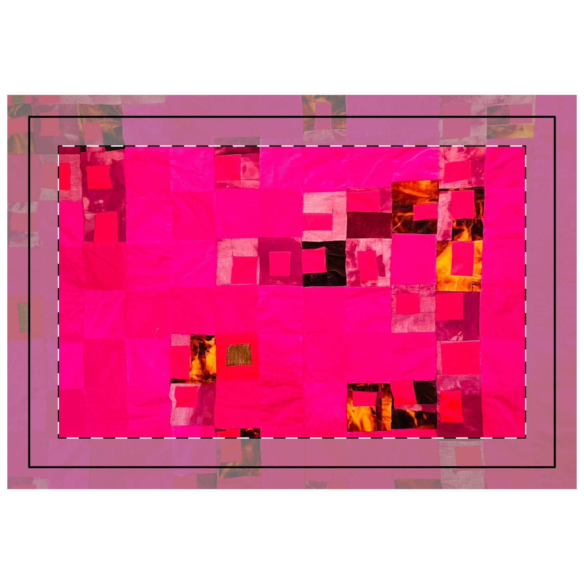 "Lela, Please Make the Table" Vibrant Quilted Placemat, Colorful Table Décor, Perfect for Dining, Gift Idea for Housewarming, Kitchen Accessory, Boho Chic Table Setting