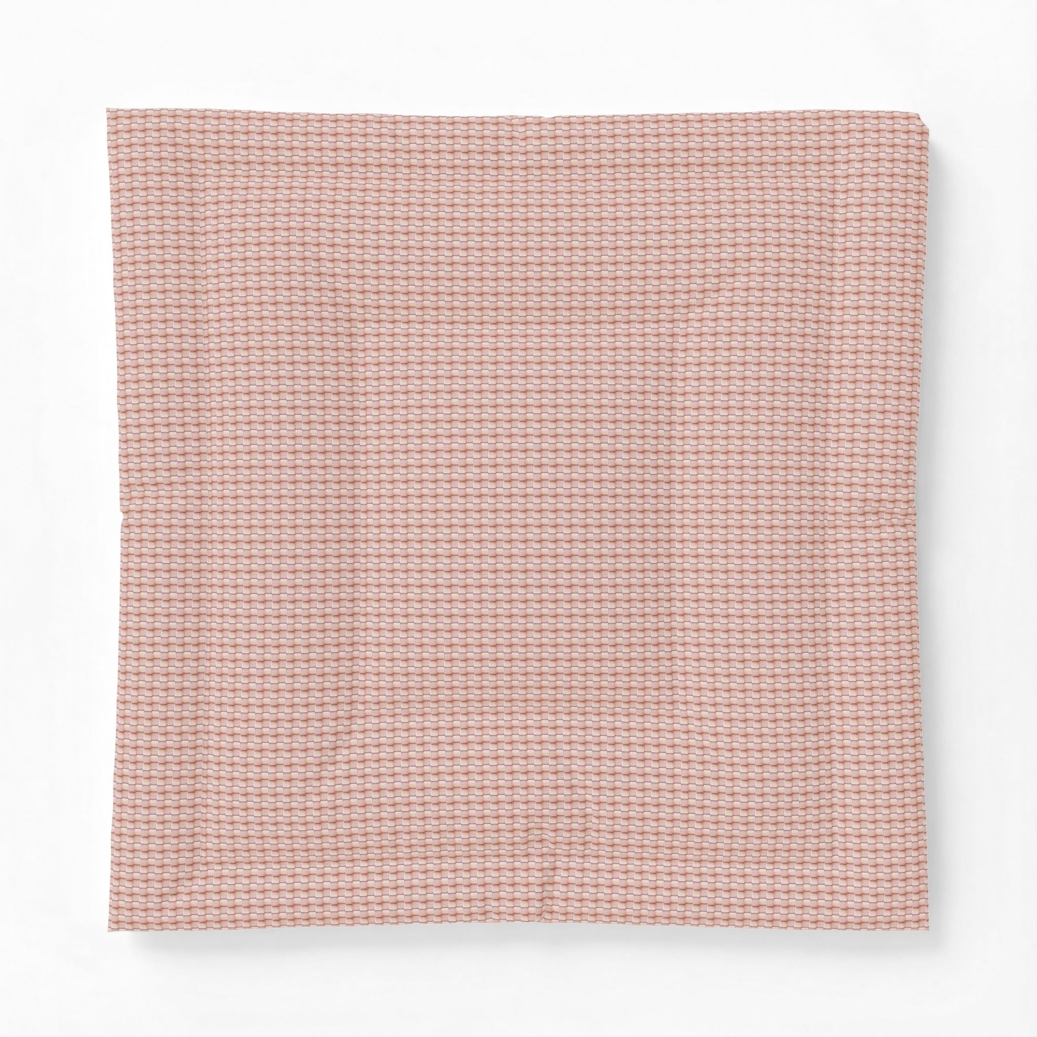 "Grandma Rose" Blush Pink Houndstooth Cotton Comforter – Soft Quilted Bedspread for Modern Cozy Bedrooms