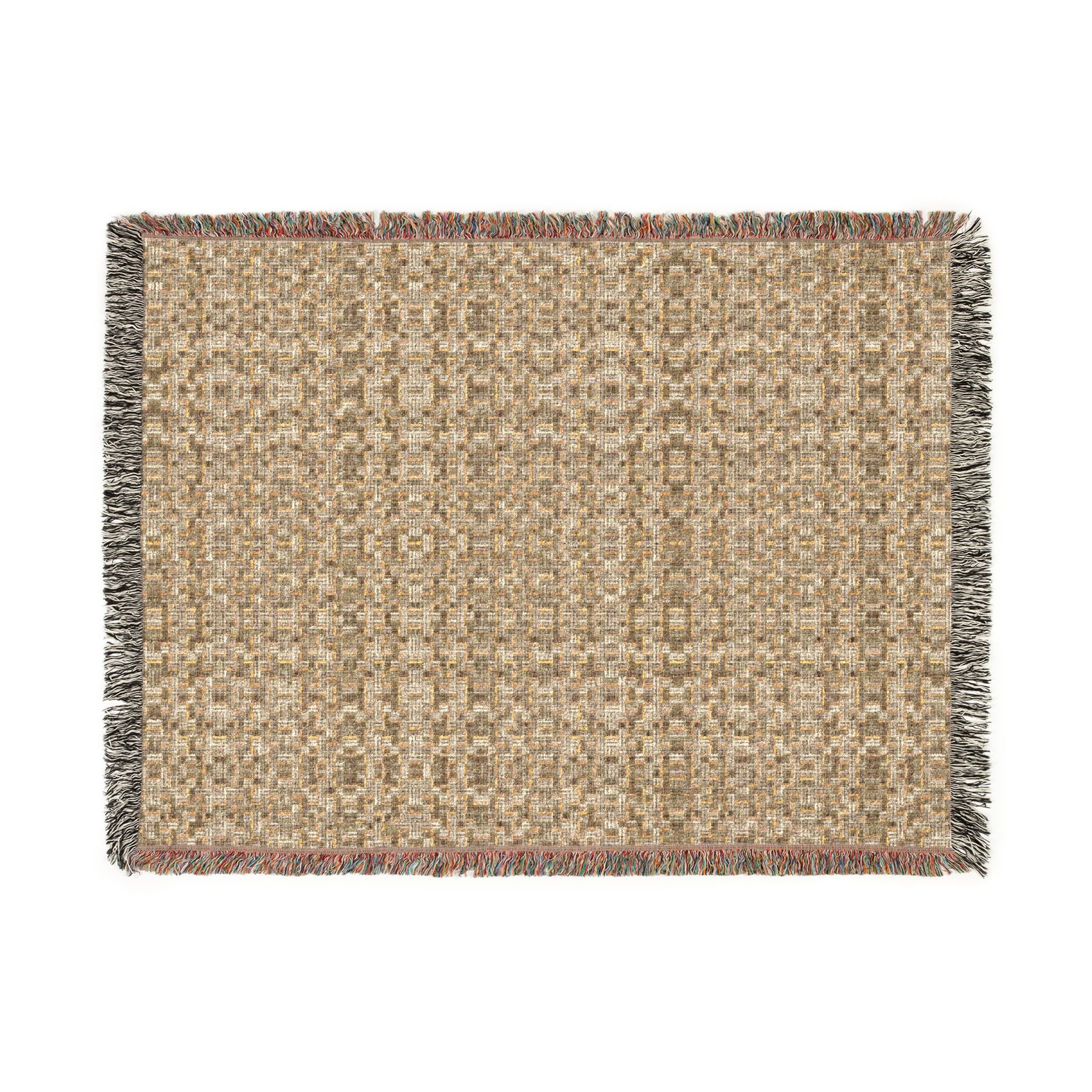 "All Things Fall Apart" Woven Blanket — Cozy Throw for Living Room & Cabin Decor