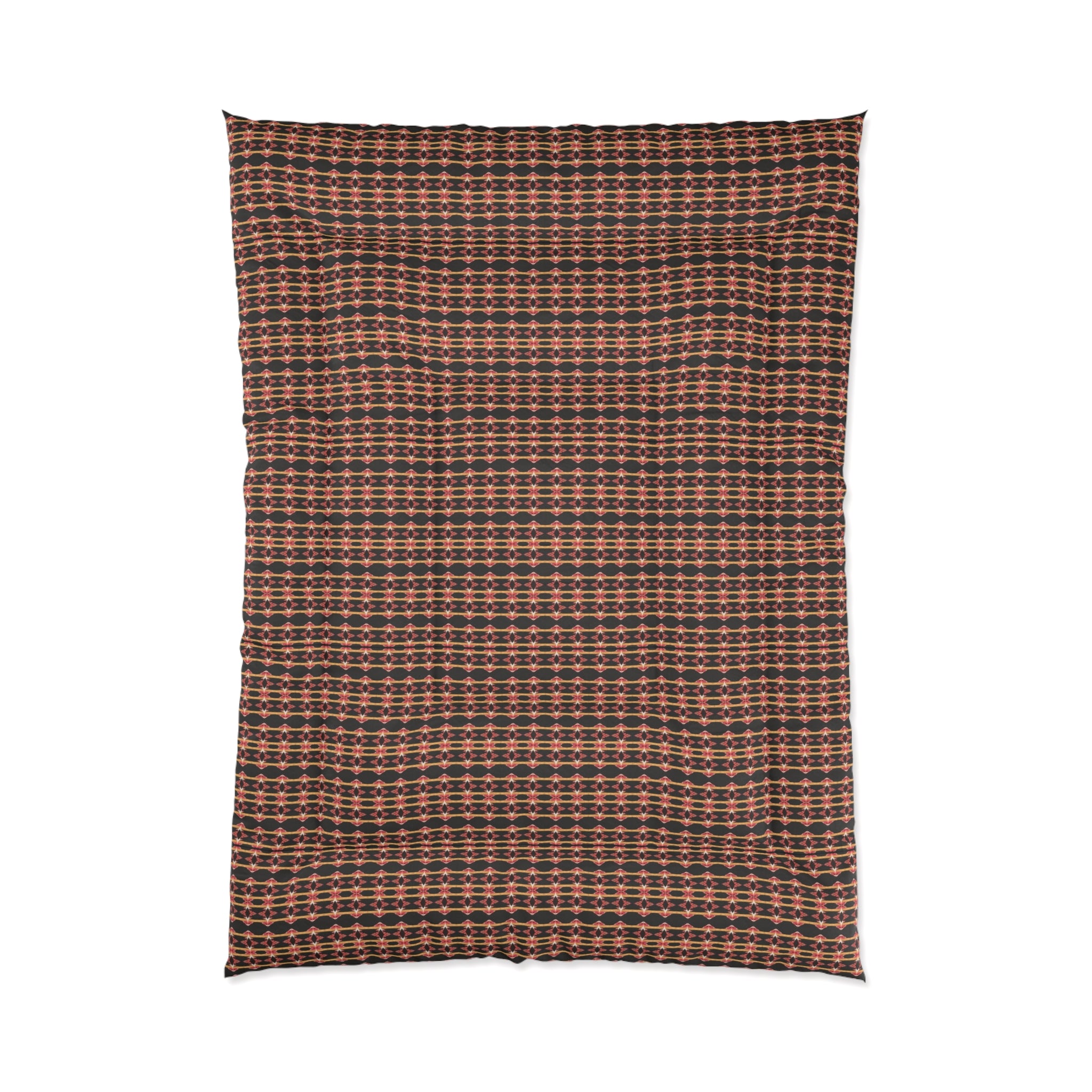 "Native America Now" Brown Plaid Comforter - Rustic Buffalo Check Bedding