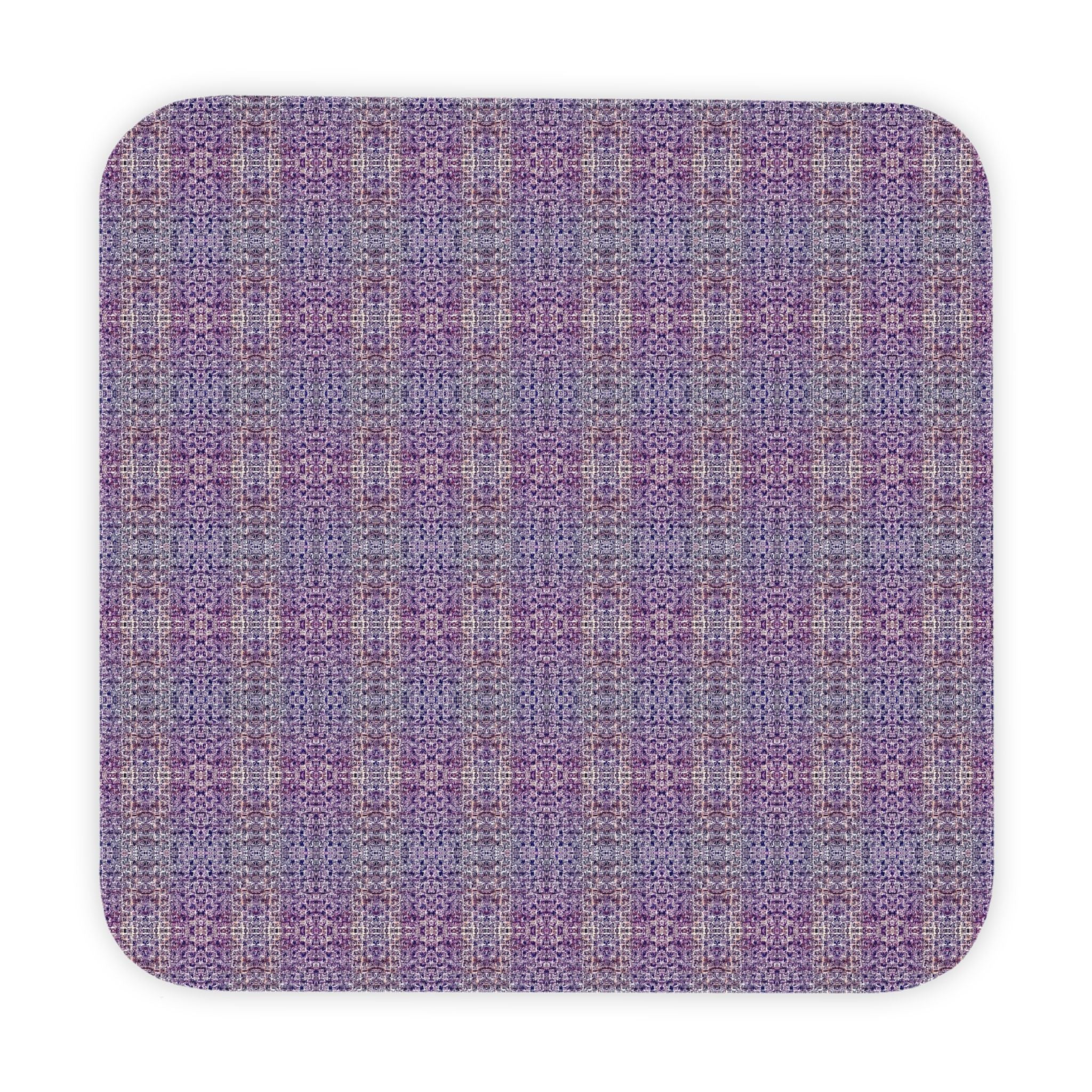 "Pauline, My Love" Hooded Baby Towel — Purple Mosaic Hooded Bath Wrap for Infants