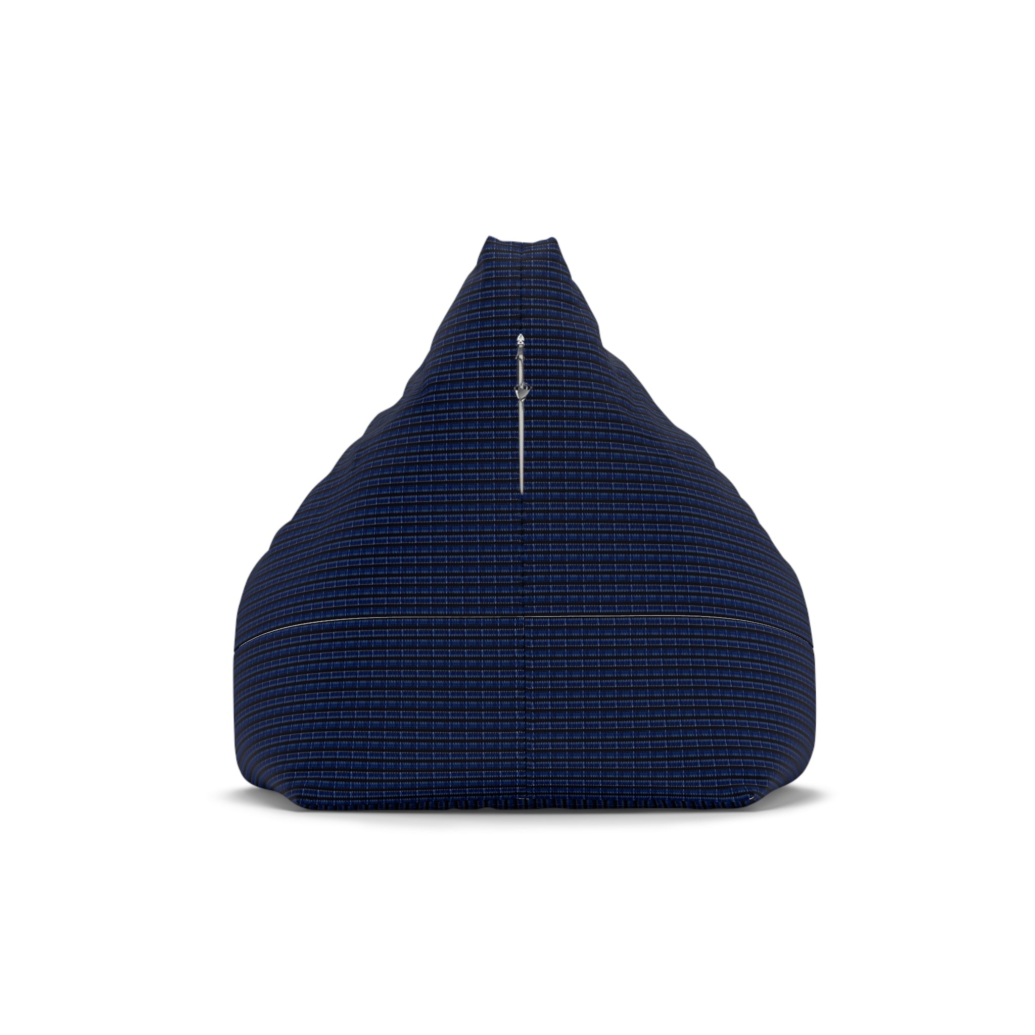 "Mississippi Midnight: Lovely Banjo Blues" Nave and Black Zig Zag Lines Bean Bag Chair Cover