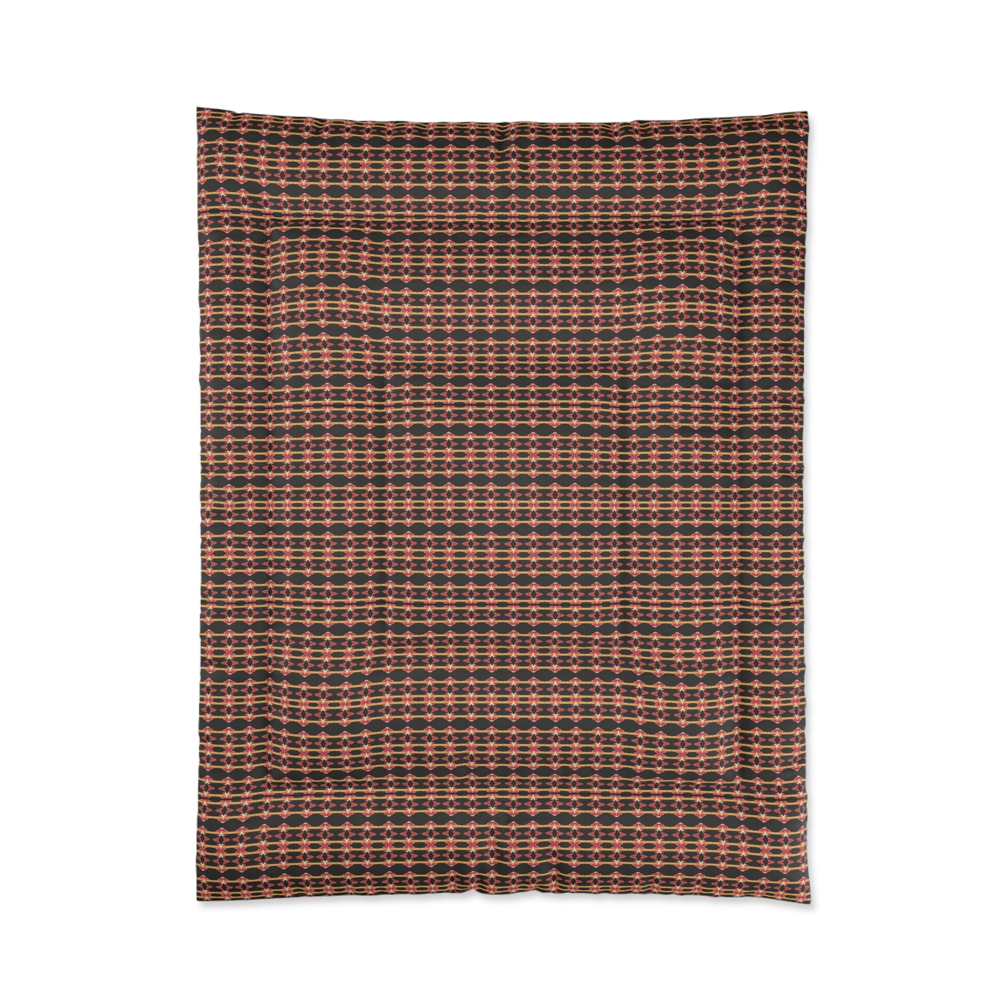 "Native America Now" Brown Plaid Comforter - Rustic Buffalo Check Bedding