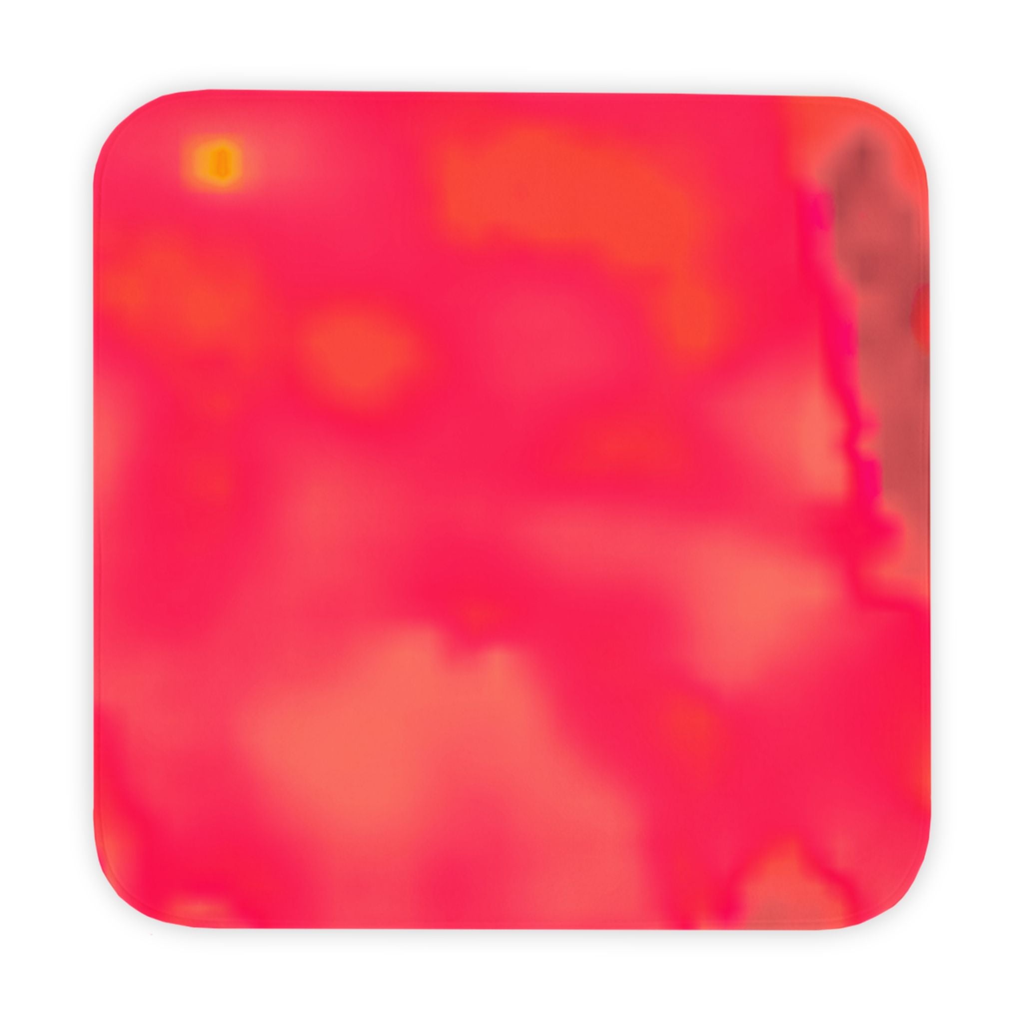 "The Skies Will Break For You, My Friend" Hooded Baby Towel — Bright Watercolor Coral Hooded Wrap for Newborns & Toddlers