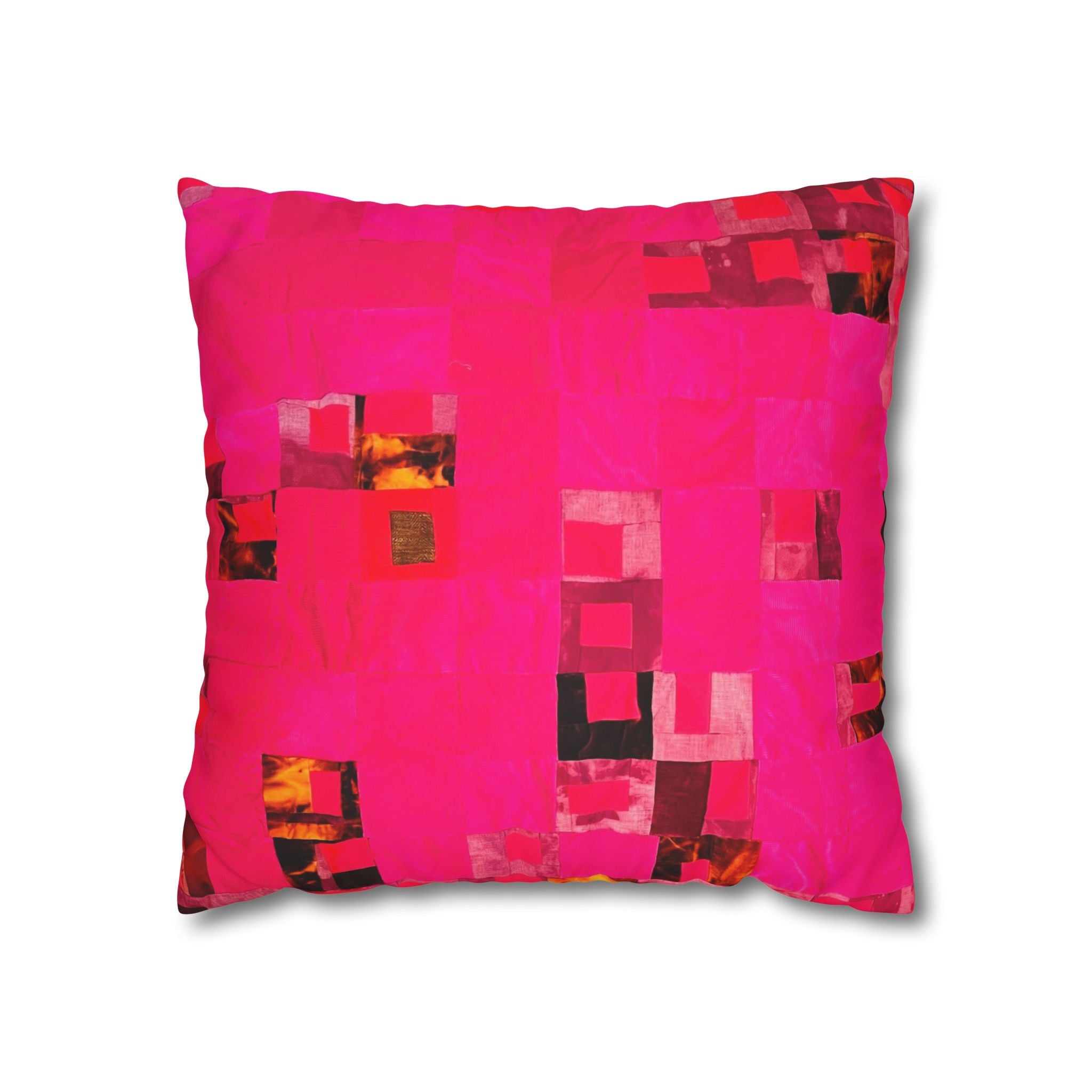 "Lela, My Darling" Vibrant Square Canvas Pillowcase, Decorative Cushion, Modern Home Decor, Throw Pillow, Colorful Accent, Cozy Living Room
