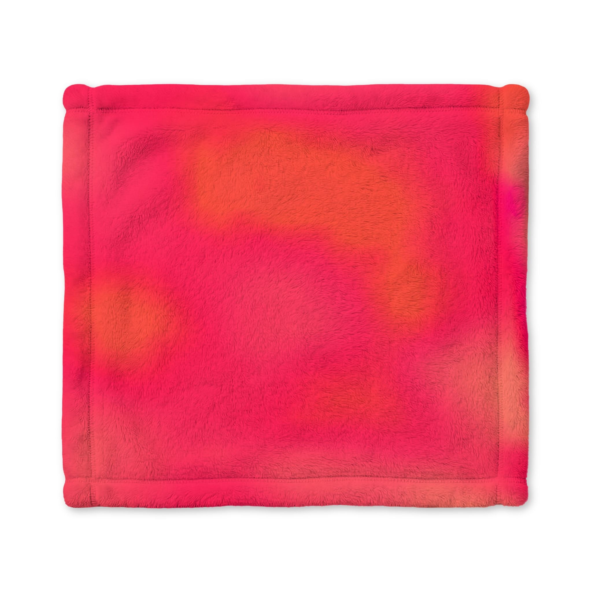 "The Skies Will Break For You, My Friend" Minky Lovey Blanket — Plush Tie-Dye Pink Baby Security Blanket