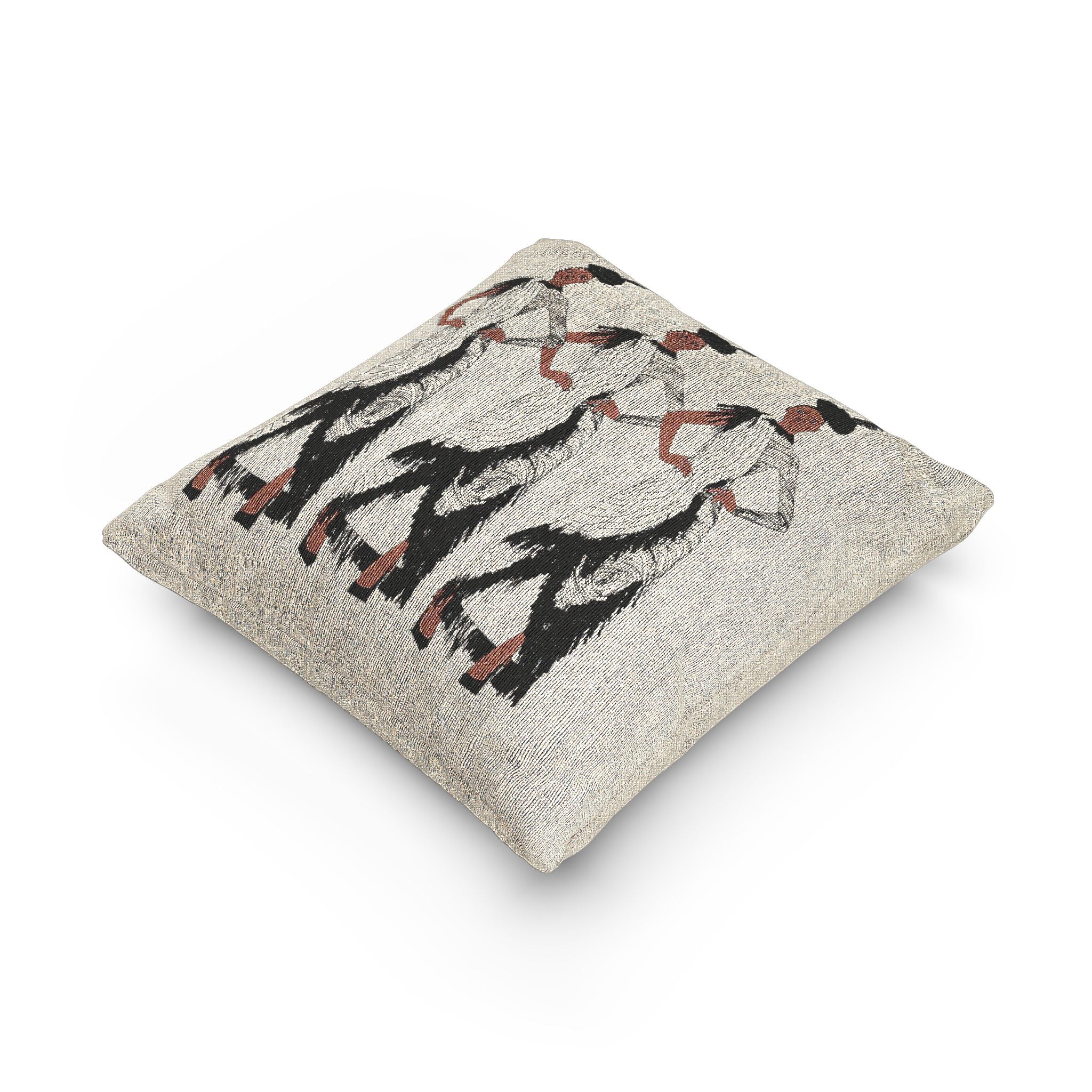 "Fierce Honey" Fashion Illustration, Black Women, Black Girl Magic Posh Woven Pillow
