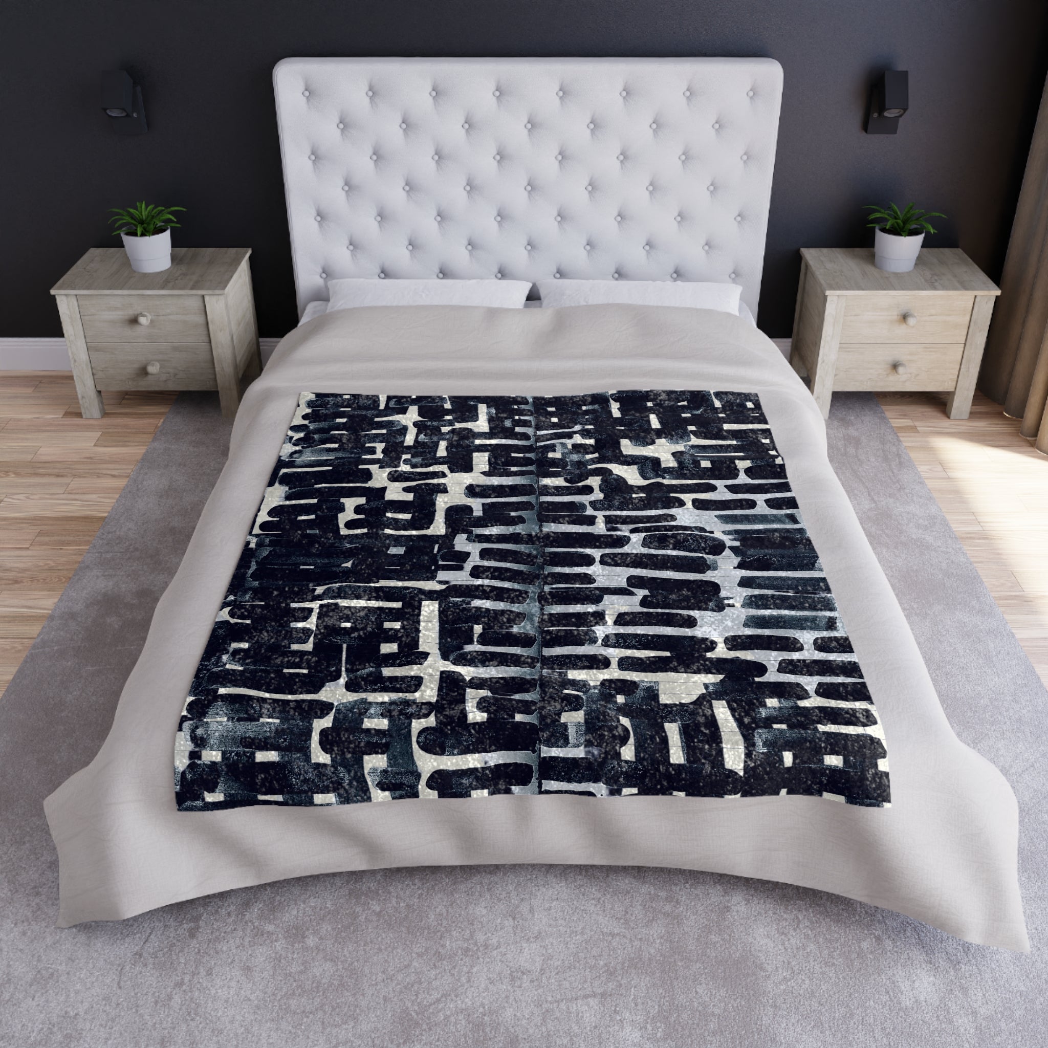 "Only My Notebook Knows How I Feel, My Heart Is On Every Page" Luxurious Crushed Velvet Blanket, Soft Throw for Cozy Nights, Elegant Home Decor, Perfect Gift for Holidays