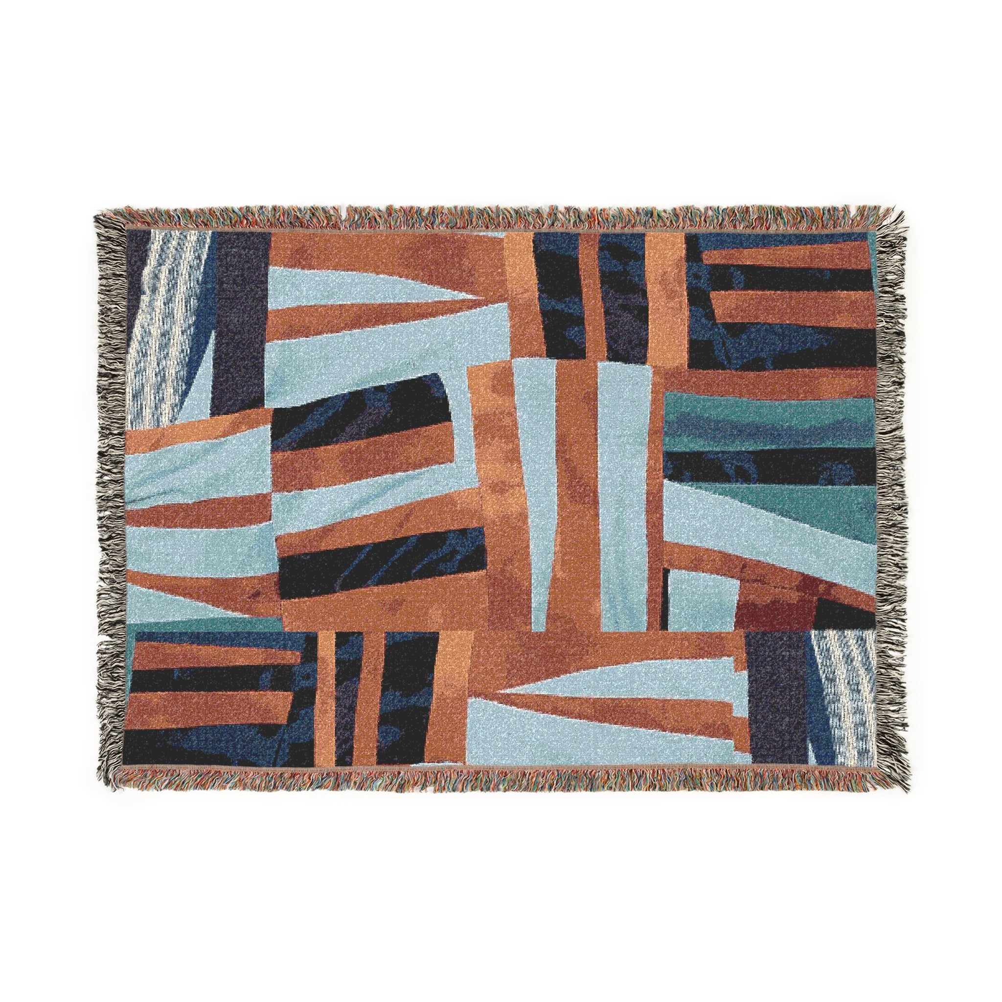 "Samuel" Abstract Art Woven Blanket - Cozy Throw for Home Decor, Unique Gift for Housewarming, Bohemian Blanket, Cozy Living Room Accessory, [...]